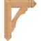 Ekena Millwork Olympic Arts & Crafts Smooth Bracket, Western Red Cedar, 3 1/2"W x 16"D x 20"H BKT04X16X20OLY03SWR - alternate 3